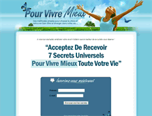 Tablet Screenshot of pour-vivre-mieux.com